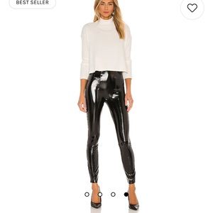 patent leather spanx leggings / pants size M
